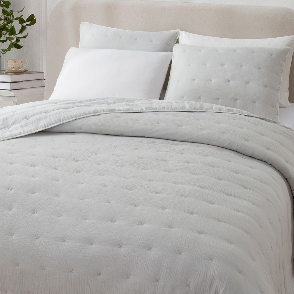 Wonderful Bedding Dreamy Gauze Cotton 3-Piece Quilt Set Wonderful