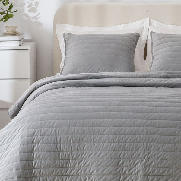 Wonderful Bedding Reversible Luxurious Striped Velvet 3-Piece Comforter Set Wonderful