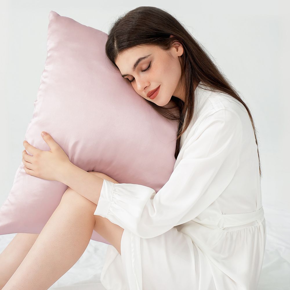 Wonderful 22 Momme Mulberry Silk Pillowcase, 100% Pure Silk Pillowcase Wonderful