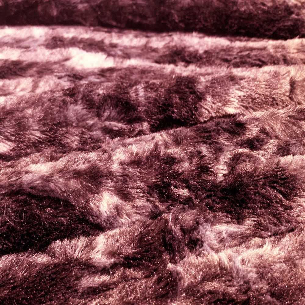 Wonderful Bedding Tie-Dye Faux-Fur 3-Piece Comforter Set-
