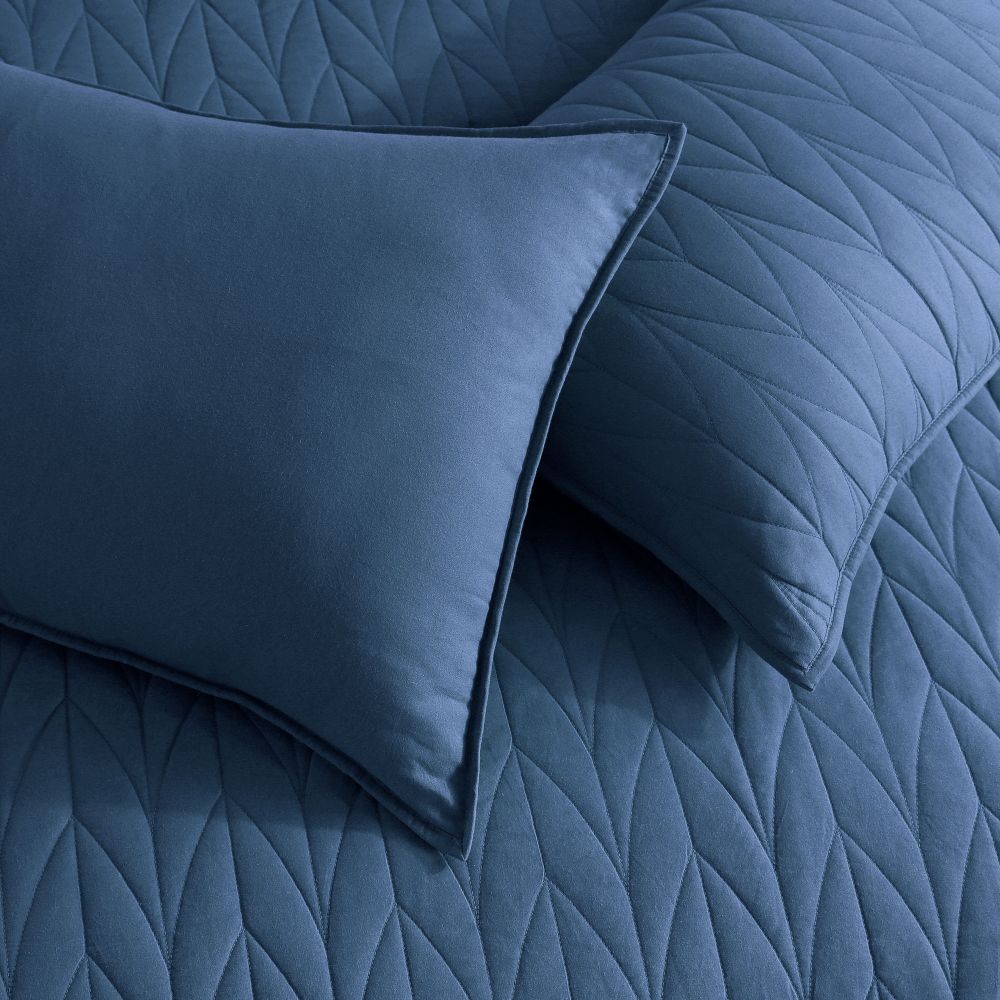 Wonderful Bedding Solid Color 100% Cotton 3-Piece Quilt Set-