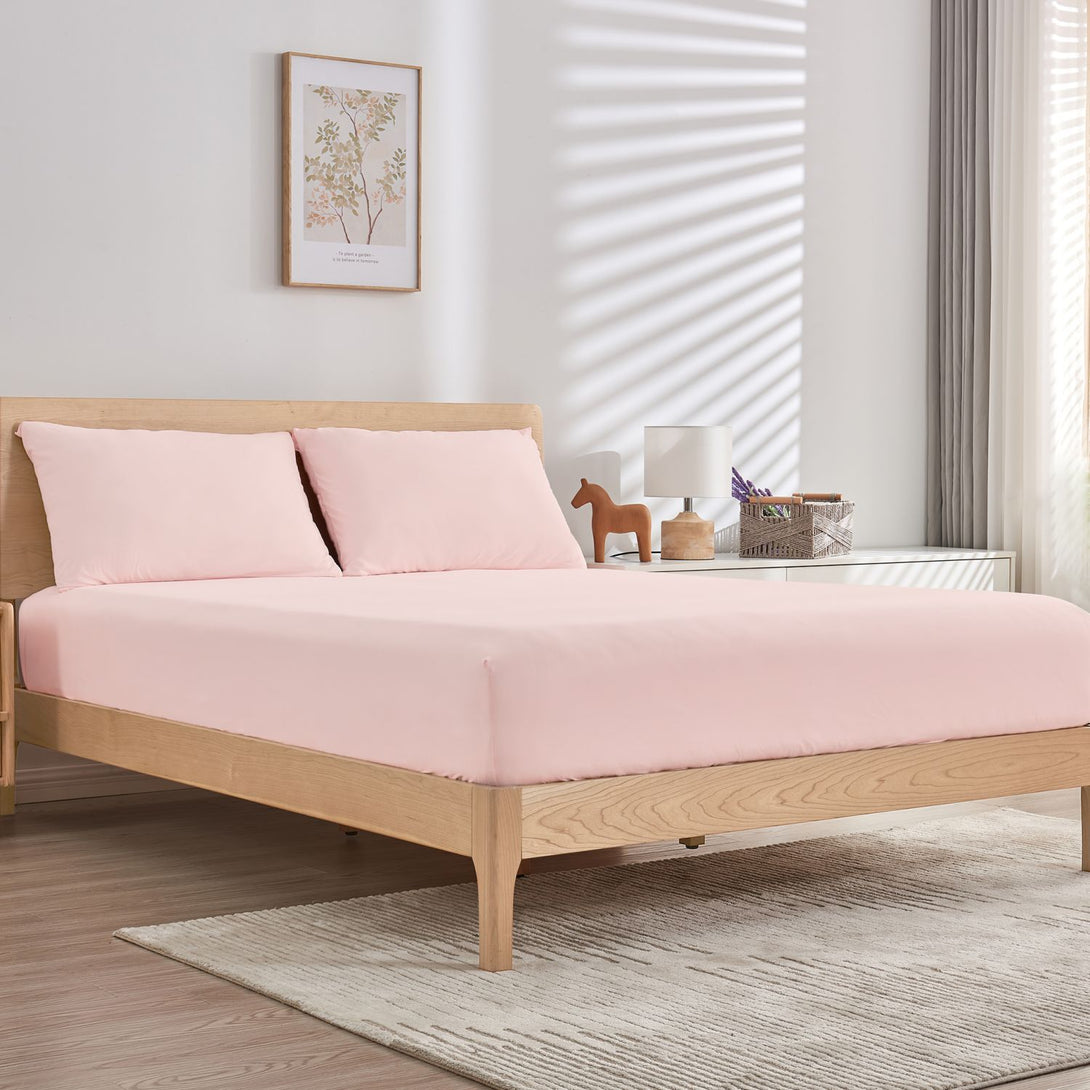 Wonderful Jersey Knit 3-Piece Cooling Sheet Set – Soft, Breathable, Deep 12" Pocket for Comfort-
