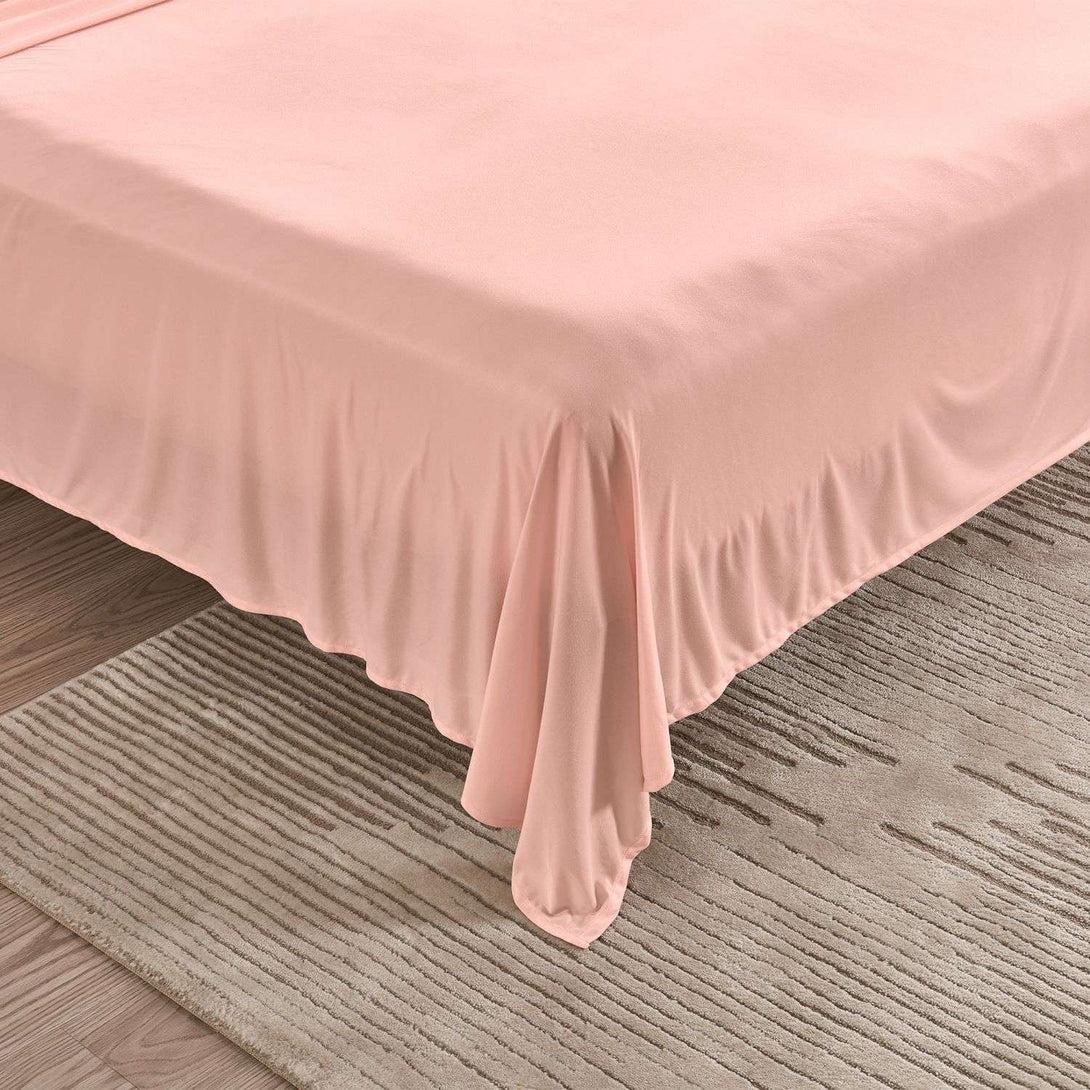 Wonderful Jersey Knit 3-Piece Cooling Sheet Set – Soft, Breathable, Deep 12" Pocket for Comfort-