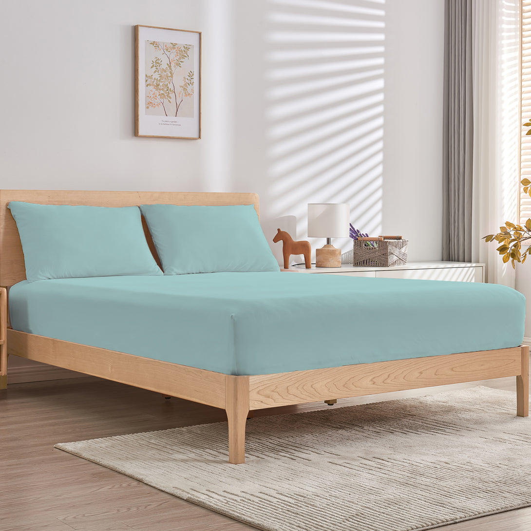 Wonderful Jersey Knit 3-Piece Cooling Sheet Set – Soft, Breathable, Deep 12" Pocket for Comfort-