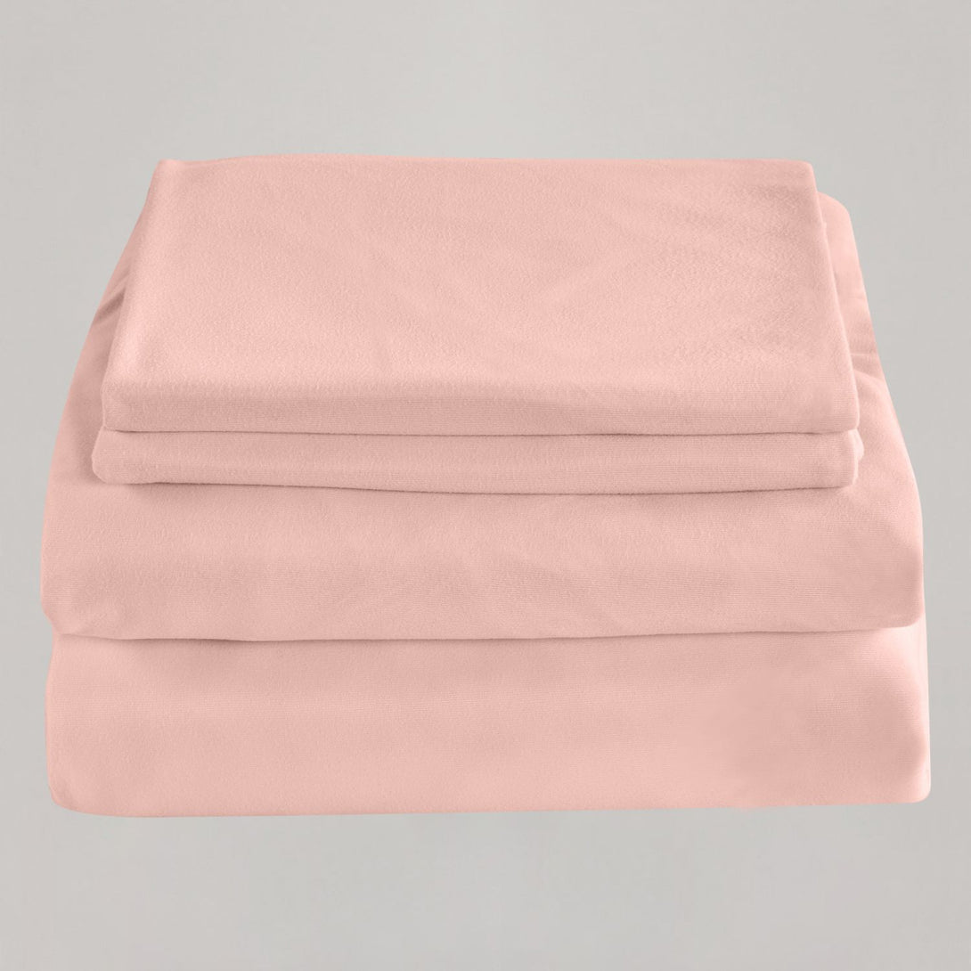 Wonderful Jersey Knit 3-Piece Cooling Sheet Set – Soft, Breathable, Deep 12" Pocket for Comfort-