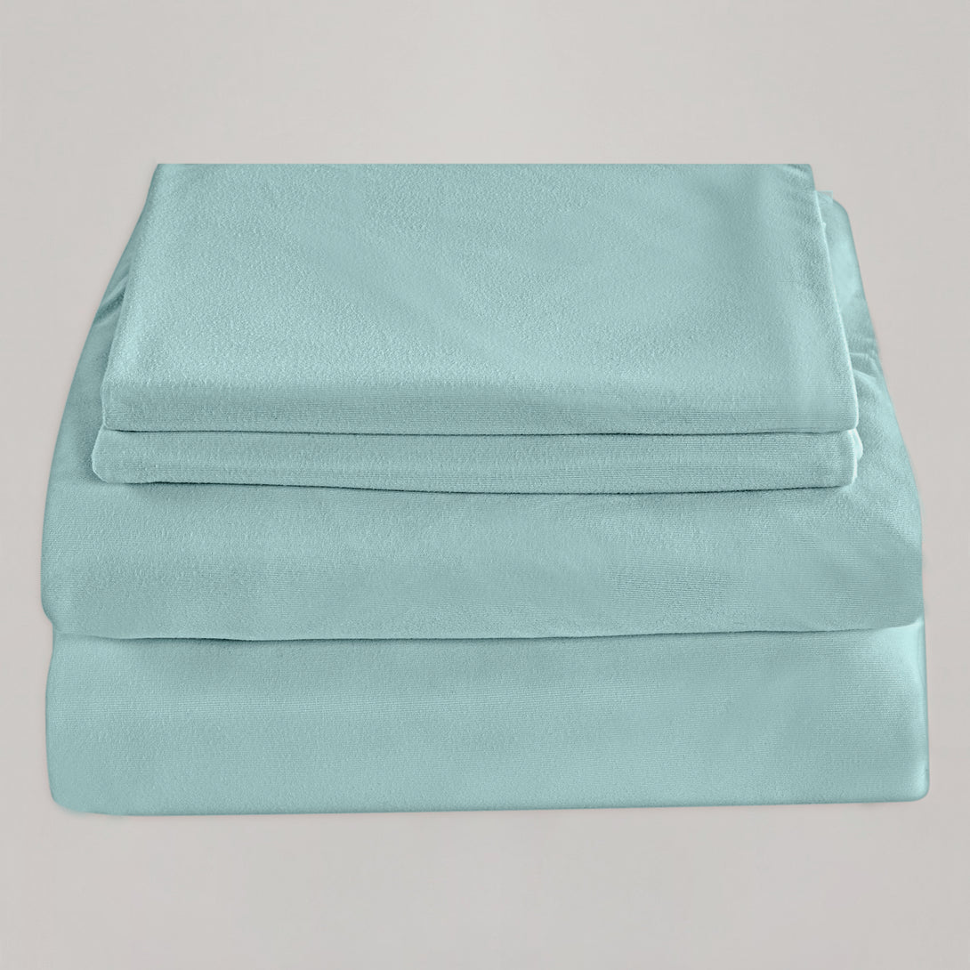 Wonderful Jersey Knit 3-Piece Cooling Sheet Set – Soft, Breathable, Deep 12" Pocket for Comfort-