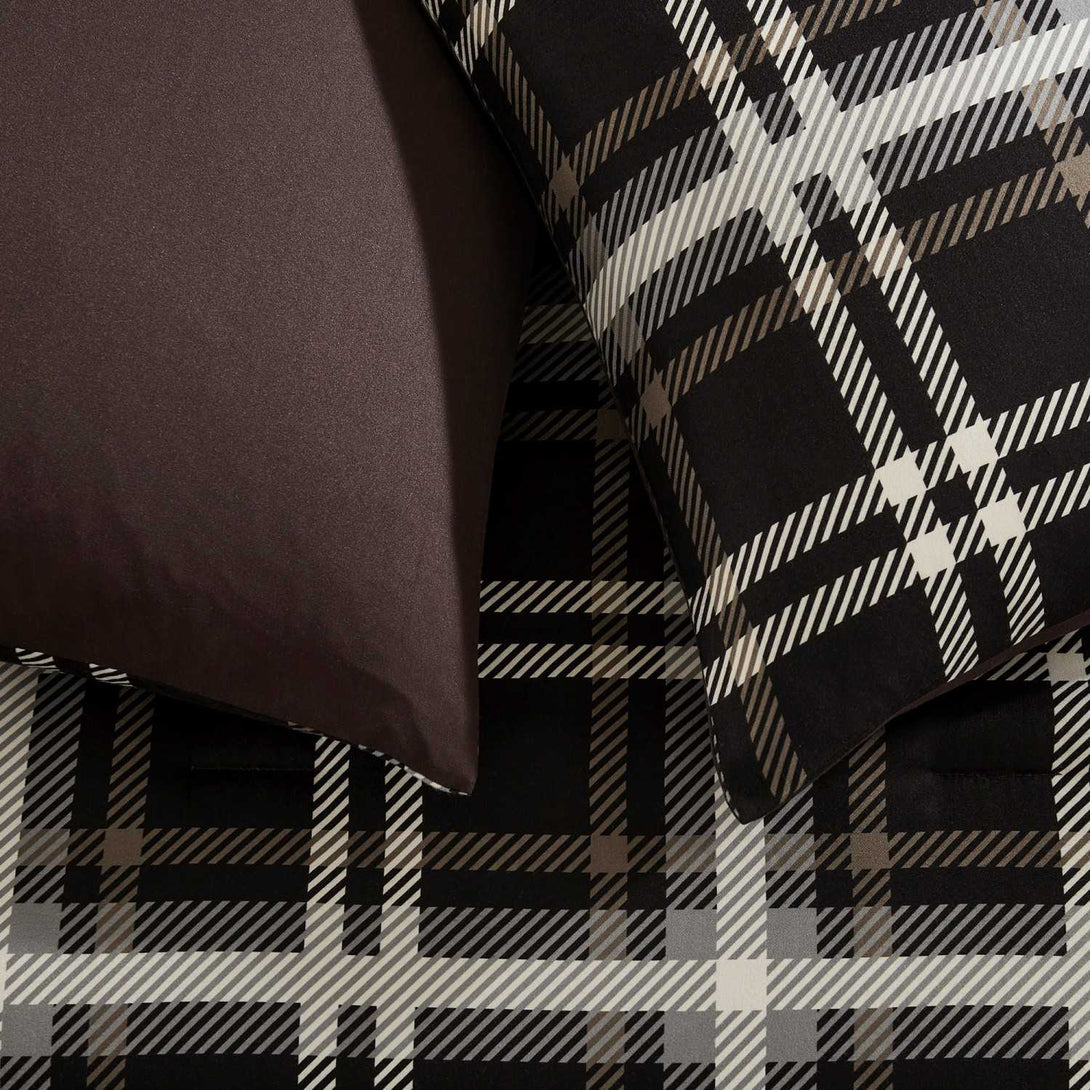 Wonderful Plaid Faux Wool Comforter Set – 3-Piece Cozy & Stylish All-Season Bedding-