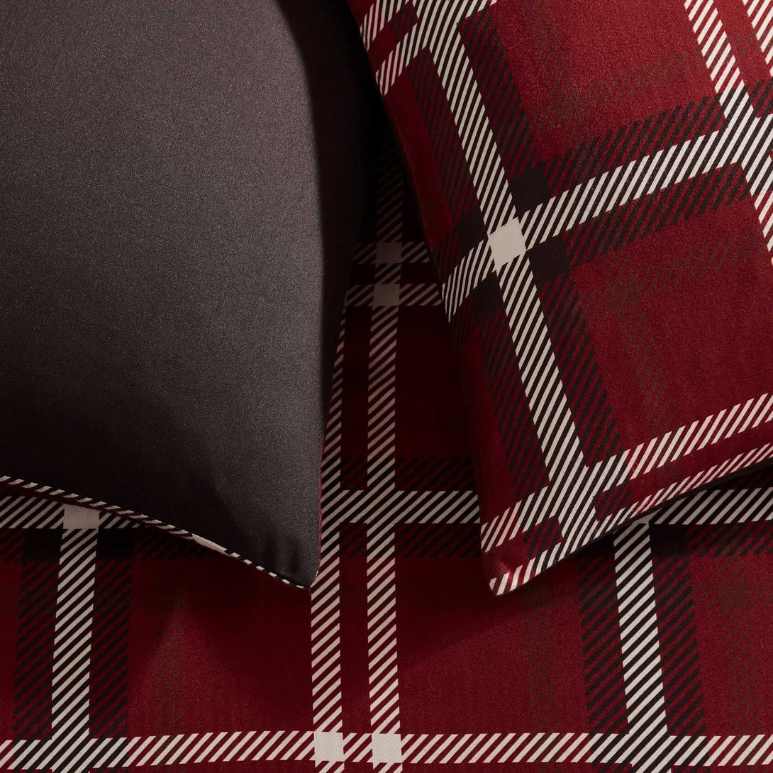 Wonderful Plaid Faux Wool Comforter Set – 3-Piece Cozy & Stylish All-Season Bedding-