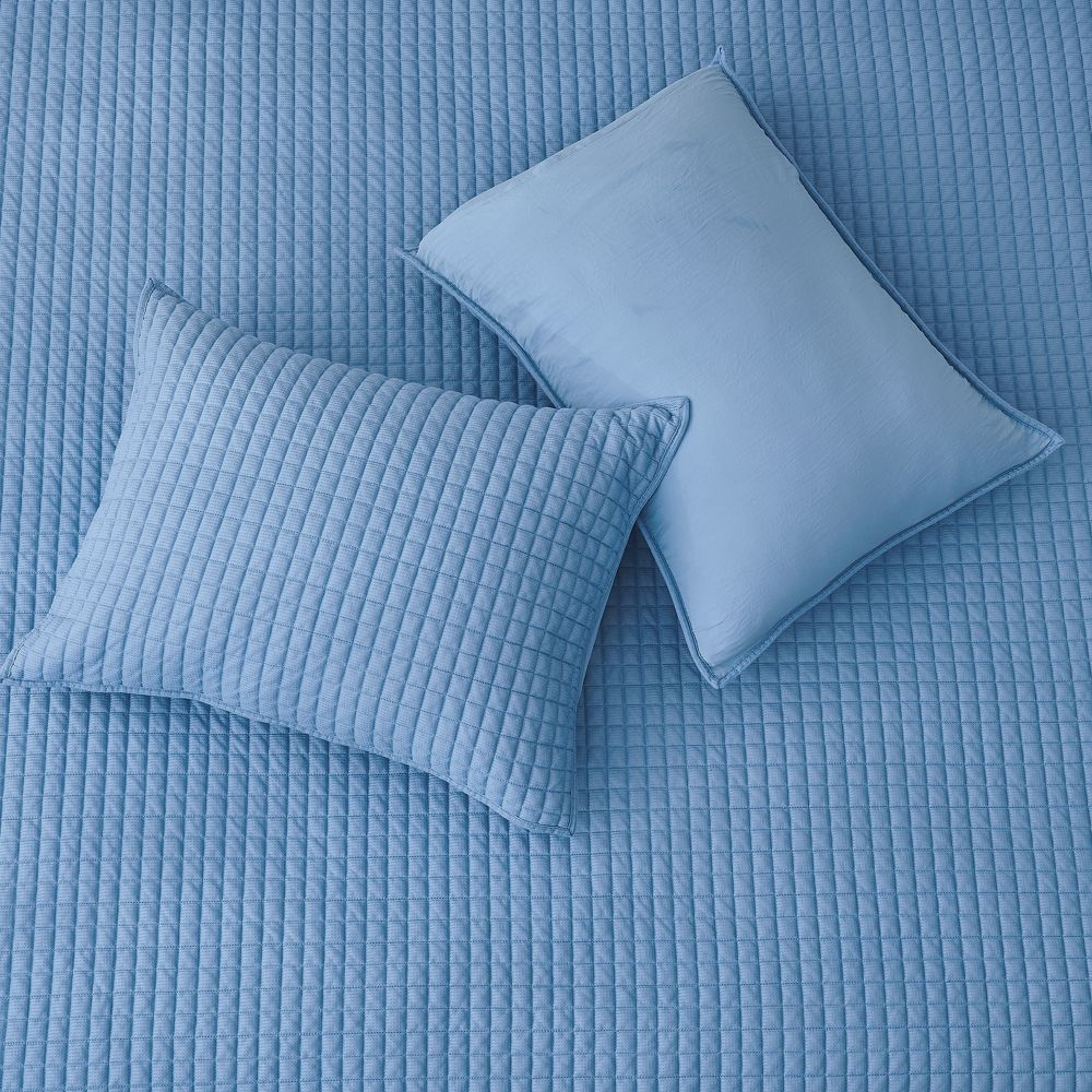Wonderful Bedding Cotton-Soft Waffle Weave Teen Quilt Set-