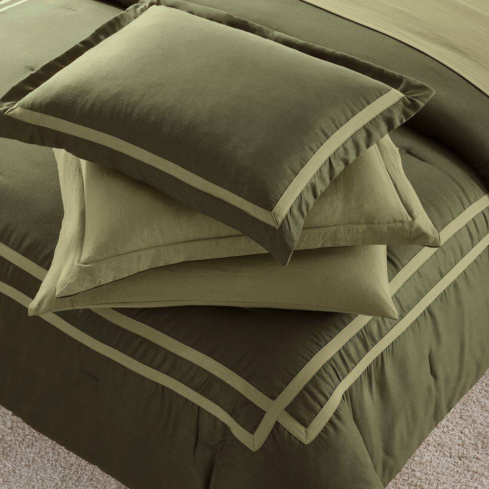 Wonderful Bedding Luxury Hotel-Style 7-Piece Comforter Set-